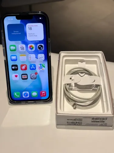 iPhone 14 256GB Azul | 86% bateria | Muito conservado | Acompanha Capa MagSafe