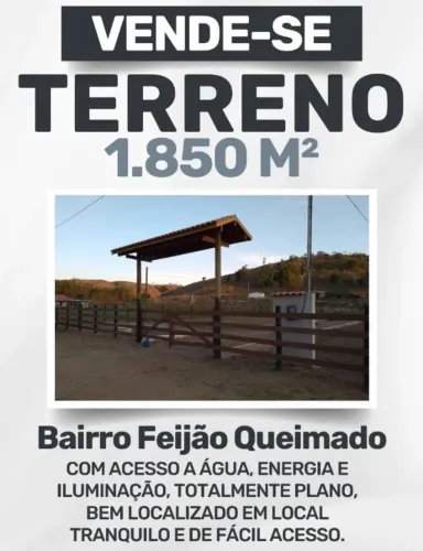 Vendo Terreno Itaperuna/RJ 1.850m2