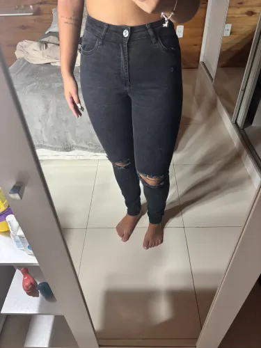 Calça Jeans Preta