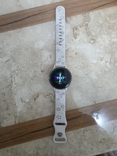Relógio Garmin Venu 3s dourado + pulseiras extras
