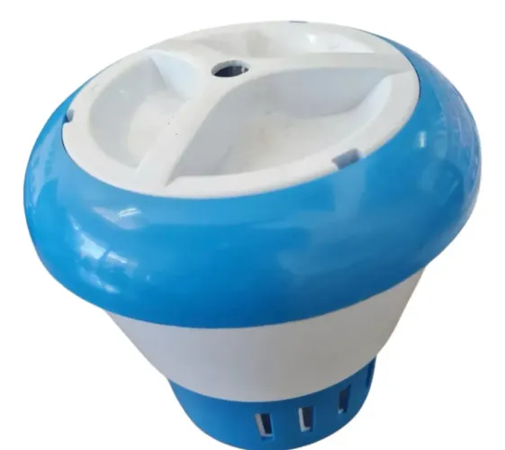 Clorador Flutuante Para Piscina Suporte De Pastilha De Cloro 