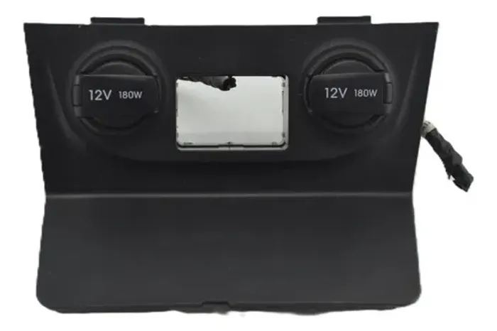 Moldura Tomada Dupla 12v Console Creta 2020 Original Preto