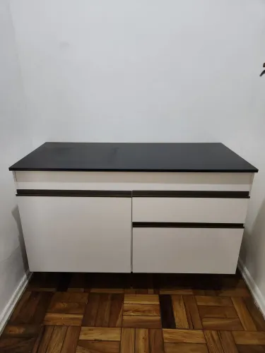 Armário de cozinha balcão + armários de parede