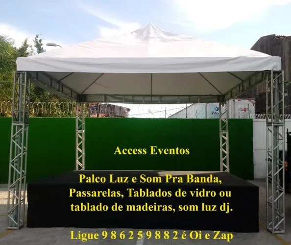 Palco com Tenda com Som e com Luz Promoção Onda Azul 9 8 6 2 5 9 8 8 2