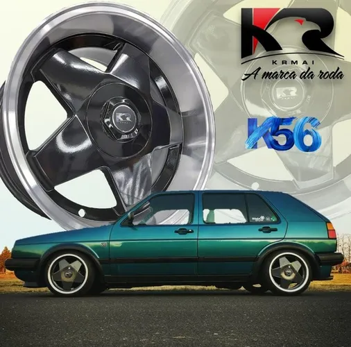 Roda nova -Modelo Borbet - aros 15 e 17