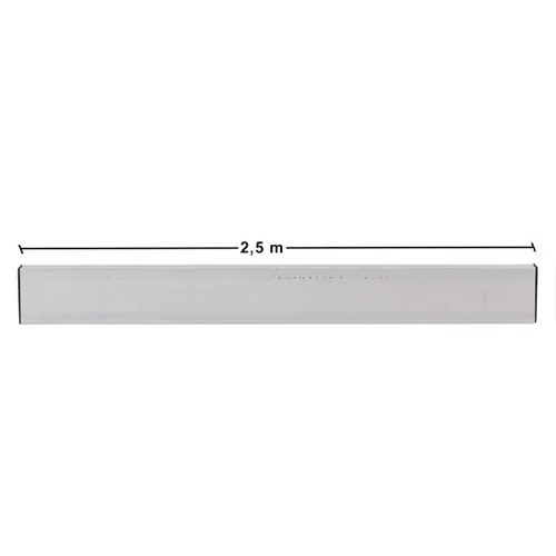 Régua de Alumínio Média para Pedreiro 7,62cm x 2,54cm Libra 2,5M