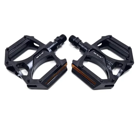 Pedal Plataforma Bike GTA em Aluminio Rosca Grossa com Travas para BMX Enduro XC 9205
