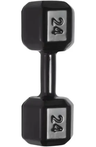 Par HALTER 24KG SEXTAVADO EMBORRACHADO dumbbell
