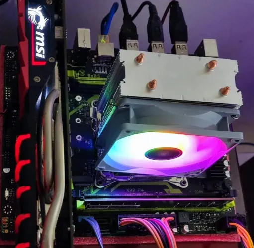 Kit PC Intel Xeon E5-2640 v3 Cooler Gamer Octa Core DDR4 8gb Placa Mãe x99