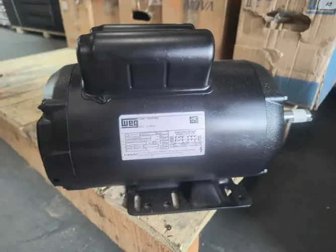 Motor Elétrico 3 CV 2 Polos Alta Rotação Monofásico Weg IP 21 Seminovo