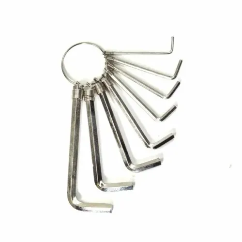 Jogo de Chave Allen 1,5, 2, 2,5, 3, 4, 5, 5,5 e 6mm