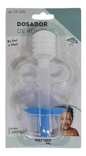 Dosador De Remedio 20ml Azul Western Cs-15a