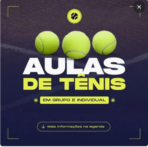 Aula de tênis /  Raquete de tênis