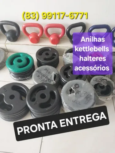 Equipamentos fitness treinos e musculação