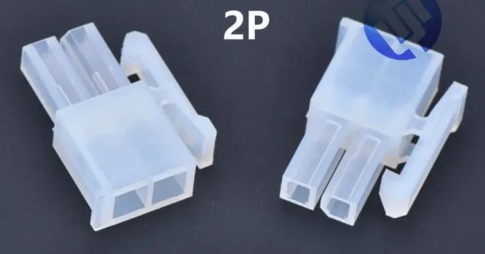 Conector de Chicote Automotivor Macho de Kit 2 Unid. 2 P/ 2 Pinos Computador COD-CP600