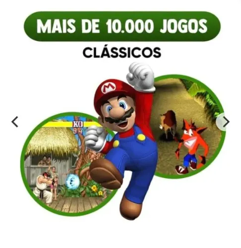 Mais de 10.000 Jogos Clássicos - Diversos