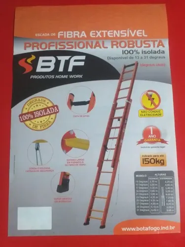 Escada de Fibra - 8,50 Metros 