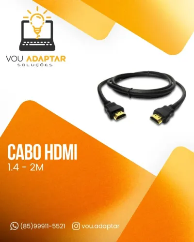 Cabo Hdmi Macho X Hdmi Macho Full-hd 1.4 3d 1080p - 2 Metros