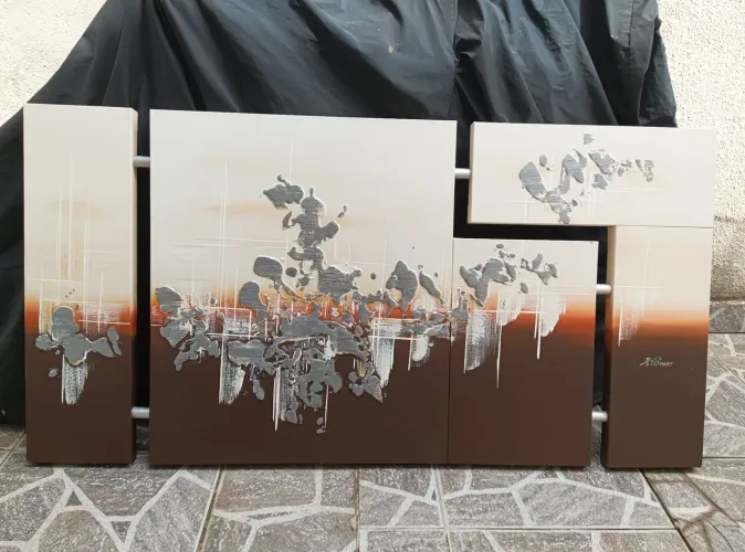 Quadro arte abstrata pintura