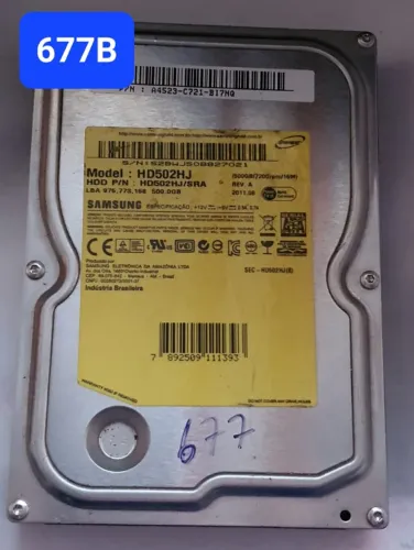 Placa HD 500 Gb Hd502hj/sra - Cod. 677b