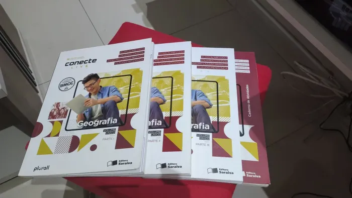 Livros Geografia Conecte Live Box Completo 