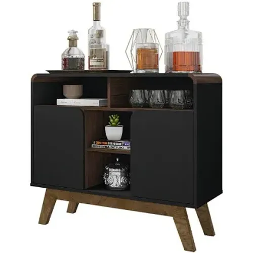 Buffet 2 Portas 4 Nichos Novo Embalado