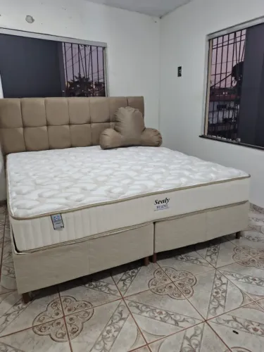 CAMA SUPER KING, PRODUTO NOVO E LACRADO, ENTREGA GRÁTIS