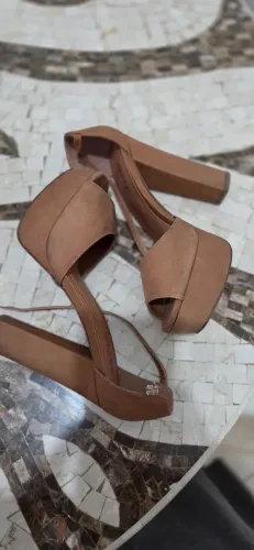 Sandália Meia Pata Zatta Nude - tamanho 36
