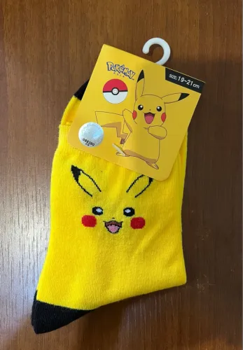 Meias Pikachu - Tamanho 19-21cm- novo