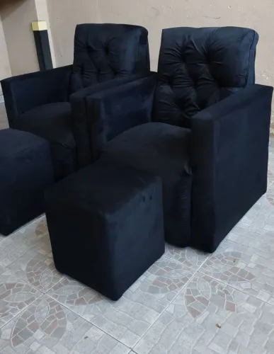 POLTRONAS NOVAS NO SUEDE KIT  BEM CONFORTÁVEL DIRETO DA FÁBRICA)