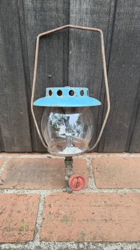 Vidro antigo luminária 