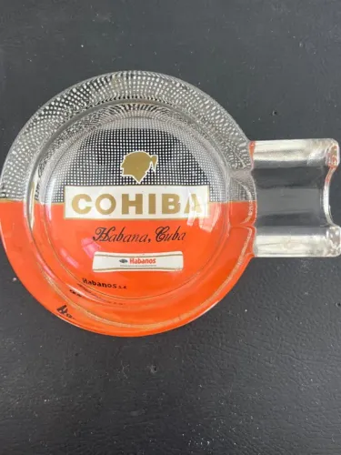 [novo] Cinzeiro de Vidro Original Cohiba Vintage (11x10x4 cm)