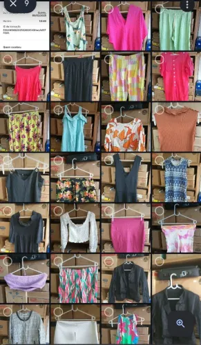 lote de 80 Peças de Roupas feminina Novas