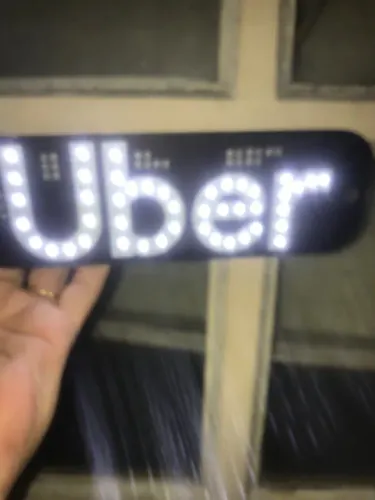 Placa luminosa Uber USB $40.00