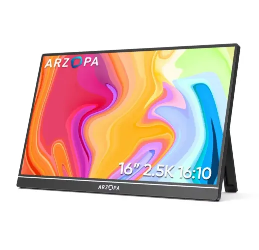 Monitor Portátil Arzopa Z1RC 16" 2.5K QHD 500nits IPS 60Hz Mini HDMI USB-C - Z1RC