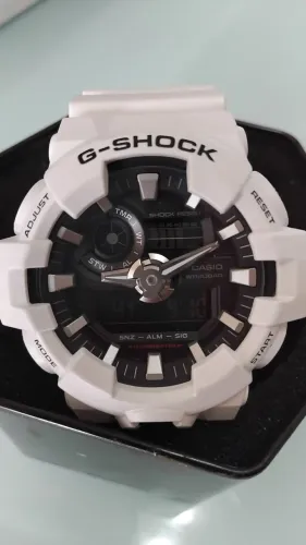 Relogio Casio G-Shock GA 700 Branco
