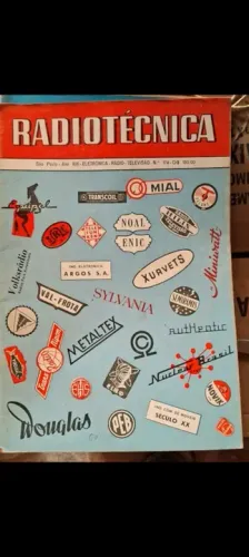 Revista Radioteca Rádio Televisão Eletrônica anos 50/60<br>Item de Colecionador