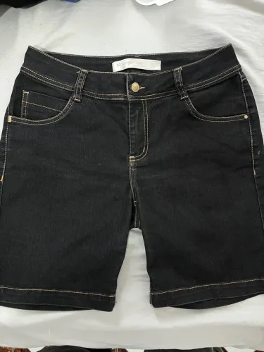 Shorts Jeans Preto Morena Rosa TAM 42
