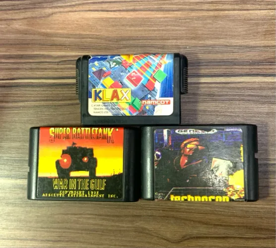 3 Cartuchos de jogos Sega Genesis