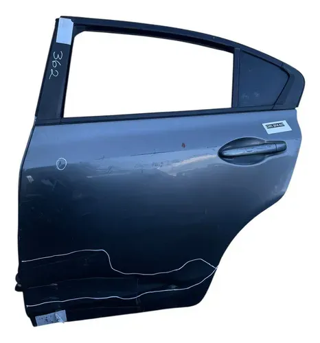 Porta Honda Civic 2014/2015 Traseira Esquerda Cinza Avariada