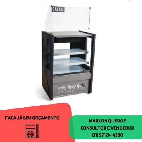 Balcão Caixa 80CM com Gaveta Nova