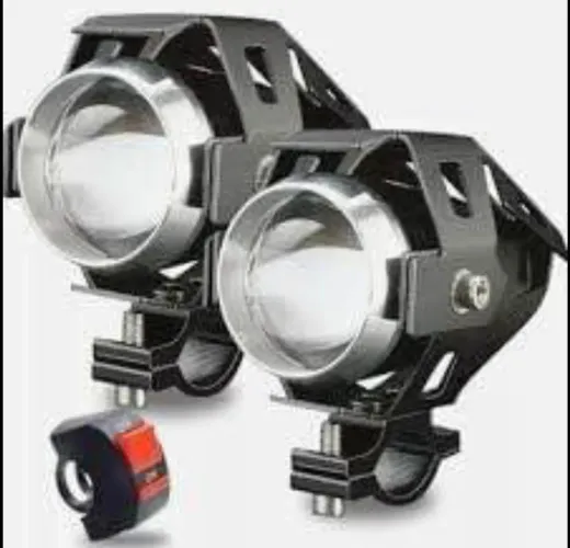 Farol auxiliar para moto luz branca