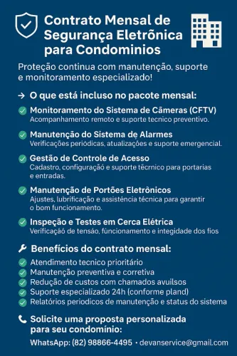 Segurança eletronica para Condominio