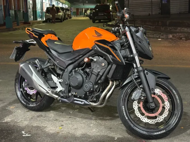 Honda CB500F ano 2019/2019 moto está top no ponto de transferir 