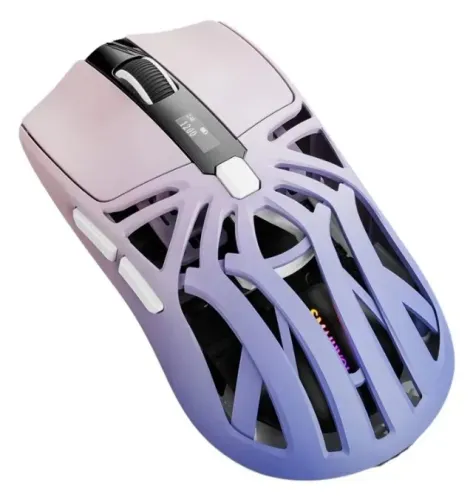 Mouse Gamer Rgb Sem Fio Smailwolf Rs8 Bluetooth E 2.4g Violeta