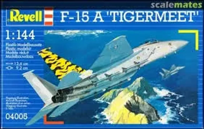 Maquete Revell F-15A "Tigermeet" No 04005 1:144 modelismo plastimodelismo