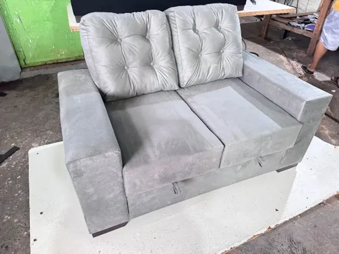 Sofá Retrátil 2 Assentos Novo Direto da Fábrica 