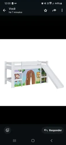 Cama e Colchão Infantil 