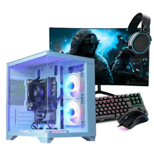 PC Gamer Completo Ryzen 5 5600G, 16GB DDR4, SSD 480GB, 500W 80 Plus