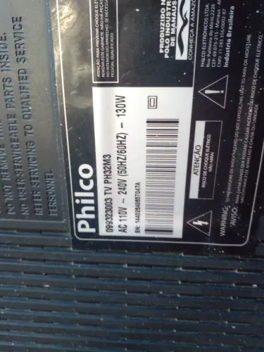 Placas da tv
